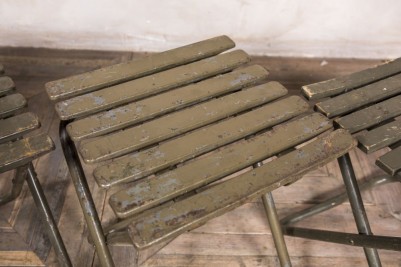foldable metal stool
